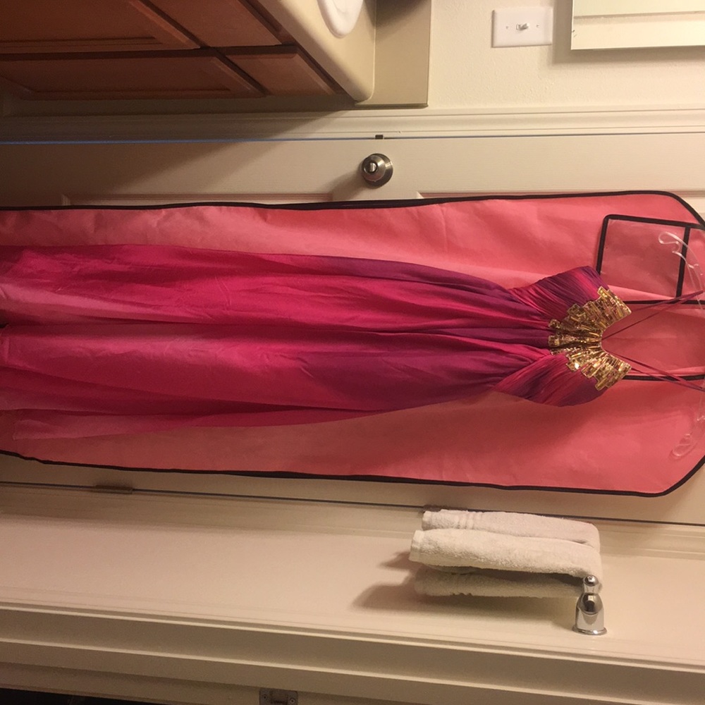 Pink/ purple prom dress only worn once